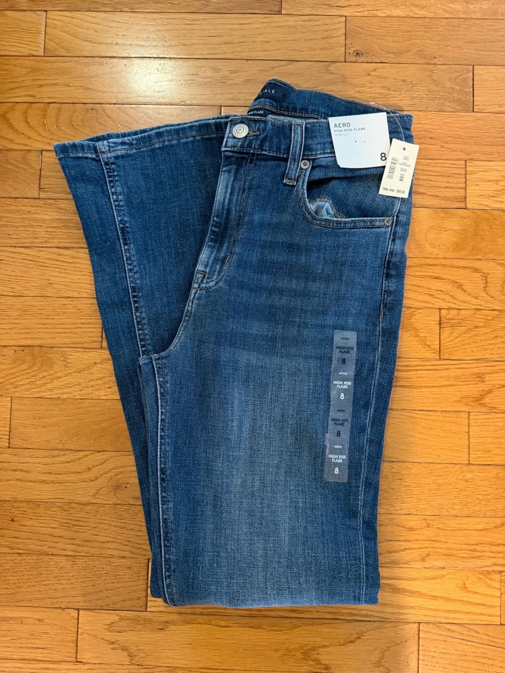 Aeropostale AERO - Women's High Rise Flare Denim Jeans - Size 8 - NEW with TAGS